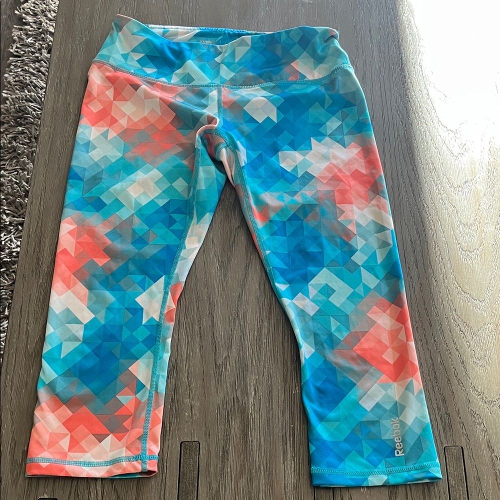 Reebok Colorful Geometric Capri Leggings